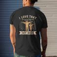 I Love That You Are My Dad Mens Back Print T-shirt Gifts for Him