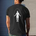 Love Jumping Rope And Skipping Nice Fitness Exercise Mens Back Print T-shirt Gifts for Him