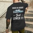 Lowered Trucks For Lowrider Pickups Mini Truck Slammed Men's T-shirt Back Print Funny Gifts