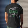 Luckiest Dad Ever St Patricks Day Lucky Irish Mens Back Print T-shirt Gifts for Him
