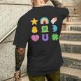Lucky Cereal Marshmallow Shapes Magically Charms Delicious Men's T-shirt Back Print Gifts for Him