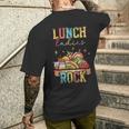 Lunch Ladies Rock School Cafeteria Service Lunch Lady Men's T-shirt Back Print Funny Gifts