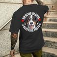 Lustiger Appenzeller Sennenhund Herzen Stehlen Sprengfurze T-Shirt mit Rückendruck Geschenke für Ihn