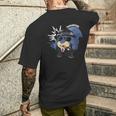 Lustiges Gangster-Eichhörnchen Mit Pistole T-Shirt mit Rückendruck Geschenke für Ihn