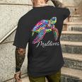 Maldives Diver Maldives Souvenir Diver T-Shirt mit Rückendruck Geschenke für Ihn