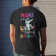 Mama Of The Birthday Astronaut Space Bday Party Celebration Men's T-shirt Back Print Gifts for Him