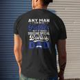 Any Man Can Be A Father But It Takes Someone Special To Be A Bonus Dad Father's Day Mustache Mens Back Print T-shirt Gifts for Him