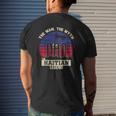 The Man The Myth The Haitian Legend Dad Mens Back Print T-shirt Gifts for Him