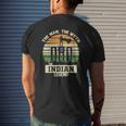 The Man The Myth The Indian Legend Dad Mens Back Print T-shirt Gifts for Him