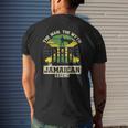 The Man The Myth The Jamaican Legend Dad Mens Back Print T-shirt Gifts for Him