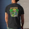 Margaritaville Gator On Beach With Parrot Mens Back Print T-shirt Gifts for Him