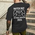 Match Day 2024 Internal Medicine Resident Residency Men's T-shirt Back Print Gifts for Him