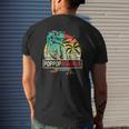 Matching Family Poppopasaurusrex Father's Day Poppop Mens Back Print T-shirt Gifts for Him