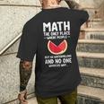 Math And Watermelons Mathematics Calculation Numbers Men's T-shirt Back Print Gifts for Him