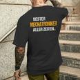 Mechatroniker Bester Mechatroniker Beruf German Language T-Shirt mit Rückendruck Geschenke für Ihn