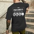 Mein Malinois Hört Aufs Wort Malinois Dog T-Shirt mit Rückendruck Geschenke für Ihn