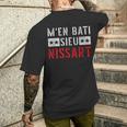 M'en Bati Sieu Nissart Nice Niçois T-shirt imprimé au dos Cadeaux pour lui