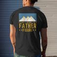 Men It's Not A Dad Bod It's A Father Figure Fathers Day Mens Back Print T-shirt Gifts for Him