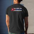 Mens Abuelo Cuban Flag Pride Cuba Father's Day Mens Back Print T-shirt Gifts for Him