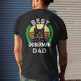 Mens Best Doberman Dad Mechanic Dog Pinscher Papa Dobie Father Mens Back Print T-shirt Gifts for Him