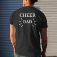 Mens Cheer Dad Cheerleading Mens Back Print T-shirt Gifts for Him