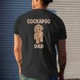 Mens Cute Cockapoo Dog Illustration Cockapoo Dad Owner Love Mens Back Print T-shirt Gifts for Him