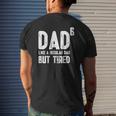 Mens Dad To Be Of 6 Kids But Tired 6Th Power Tee Mens Back Print T-shirt Gifts for Him