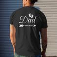 Mens Dad Est 2022 New Daddy New Parent Mens Back Print T-shirt Gifts for Him
