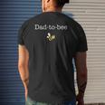 Mens Mens Dad To Be Soon To Be Dad For New Dad Father Mens Back Print T-shirt Gifts for Him