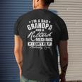 Mens Dad Grandpa And A Retired Mechanic Father's Day Mens Back Print T-shirt Gifts for Him