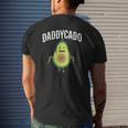 Mens Daddycado Avocado Daddy Announcement Mens Back Print T-shirt Gifts for Him