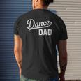 Mens Dance Dad Proud Dancer Father Mens Back Print T-shirt Gifts for Him