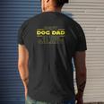 Mens Dog Lover Best Dog Dad In The Galaxy Best Dog Dad Ever Mens Back Print T-shirt Gifts for Him