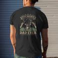 Mens Fathers Day Best Buckin' Dad Ever Deer Hunting Bucking Mens Back Print T-shirt Gifts for Him