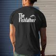 Mens The Fishfather Fish Father Day Lover Mens Back Print T-shirt Gifts for Him