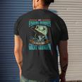 Mens My Fishing Buddies Call Me Great Grandpa Fathers Day Mens Back Print T-shirt Gifts for Him