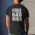 Mens Free Dad Hugs Lgbt Supports Happy Pride Month Mens Back Print T-shirt Gifts for Him