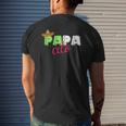 Mens Father's Day For Men Papacito Nickname For Dad Mens Back Print T-shirt Gifts for Him