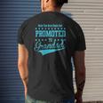 Mens Only The Great And The Best Dads Get Promoted To Grandad Mens Back Print T-shirt Gifts for Him