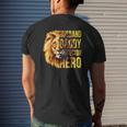 Mens Husband Daddy Protector Hero Father's Day Flag Usa Mens Back Print T-shirt Gifts for Him