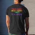 Mens I'll Be Your Dad Pride Proud Dad Mens Back Print T-shirt Gifts for Him