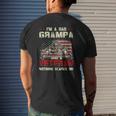 Mens I'm A Dad Grampa And A Veteran Best Grampa Ever Mens Back Print T-shirt Gifts for Him