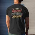 Mens I'm Not Retired I'm A Professional Abuelo Fathers Day Mens Back Print T-shirt Gifts for Him