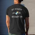 Mens New Dad S Dad Pregnancy Baby Bump Tee Men Mens Back Print T-shirt Gifts for Him