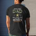 Mens Proud Army Dad I Raised My Heroes Camouflage Graphics Army Mens Back Print T-shirt Gifts for Him