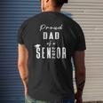 Mens Proud Dad Of A Senior 2022 Graduation Cap Mens Back Print T-shirt Gifts for Him