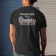 Mens Proud Dad Of A Senior Class Of 2022 Graduation 2022 Ver2 Mens Back Print T-shirt Gifts for Him