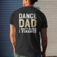 Mens Proud Dance Dad Father's Day Mens Back Print T-shirt Gifts for Him