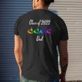 Mens Rainbow Color Guard Dad Flag Graphic Class Of 2022 Ver2 Mens Back Print T-shirt Gifts for Him