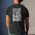 Mens Rockin' The Dad Bod Mens Back Print T-shirt Gifts for Him